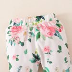 Renotemy Newborn Baby Girl Clothes Outfits Infant Romper Ruffle Floral Pants Cute Toddler Baby Girl Clothes Set - Image 6